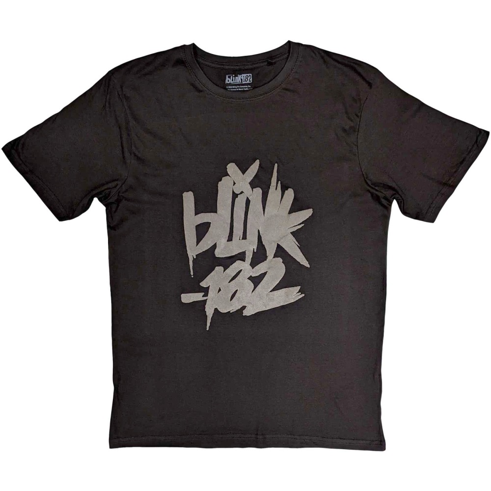 Blink182 - Neon Logo Herren TShirt - Schwarz